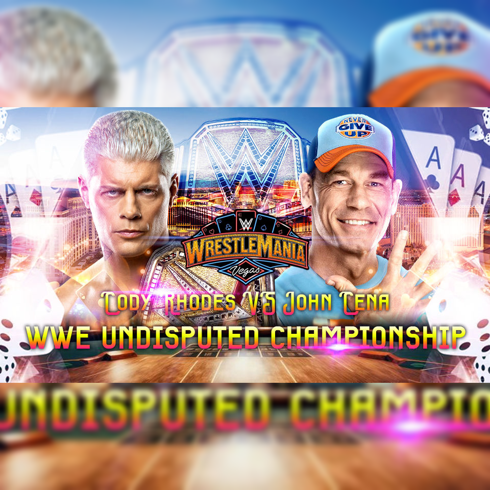 Could Cena face Cody Rhodes at Mania 41? Photo credit to Trickyrebornstudios.