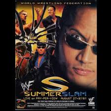 Summerslam 2000 featuring The Rock, Triple H, Kane and The Undertaker from August 27, 2000