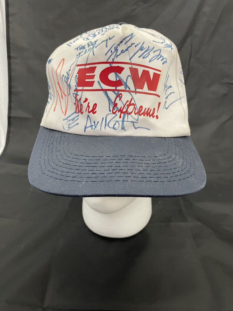 ECW Snapback hat ( Autographed)